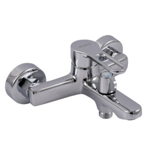 Смеситель для ванны Globus Lux Dolly GLD-0102N однорычажный, латунь хромированная + ручная лейка