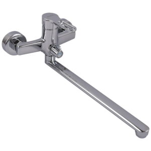 Смеситель для ванны Globus Lux Dolly GLD-0208 однорычажный, латунь хромированная + ручная лейка