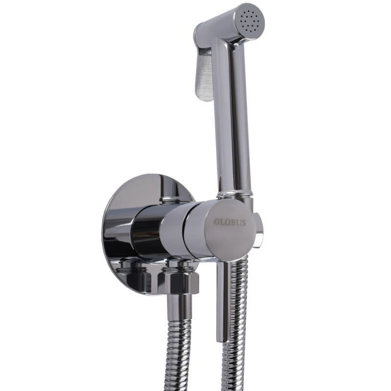 GSR-000028926 Смеситель для гигиенического душа Globus Lux LAZER Pro GLPR-0-106MIX однорычажный, латунь хромированная