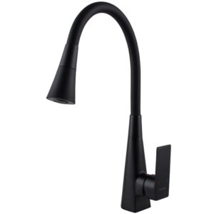 Смеситель для кухни Globus Lux Niagara GLN-0203SM-BB однорычажный, черный