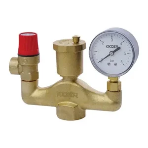 Группа безопасности Koer KR.105P 1" прямая, латунь (KR2675)