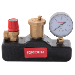 Группа безопасности Koer KR.105PT 1" прямая, латунь (KR2753)