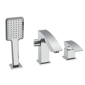 Смеситель для ванны Koer KB-43007-01 с ручной лейкой, хром (KR3452)