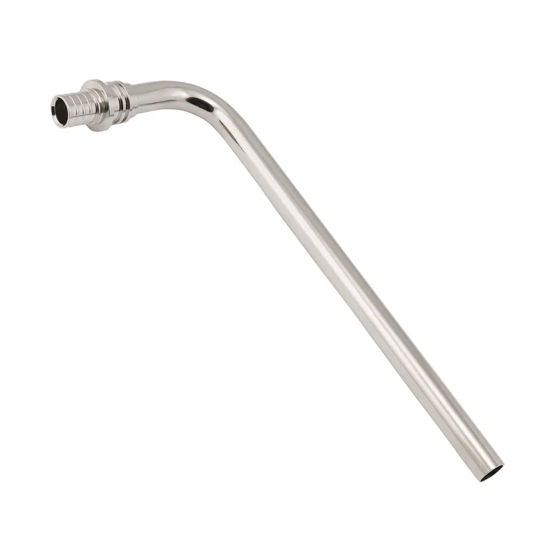 OL-KR4903_1 Трубка Г-образная Koer KA.D20-250 латунь, хром (20x15-250 мм) (KR4903)