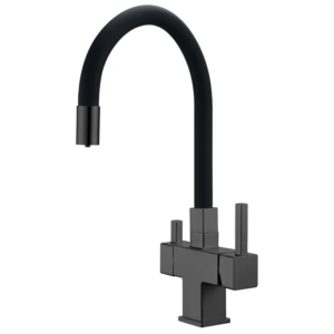 Смеситель для кухни Koer KB-72023-07 однорычажный, графит (KR5010)