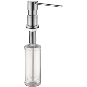 Дозатор жидкого мыла врезной Koer SDB-01-02 300 мл, нержавеющая сталь (KR5625)