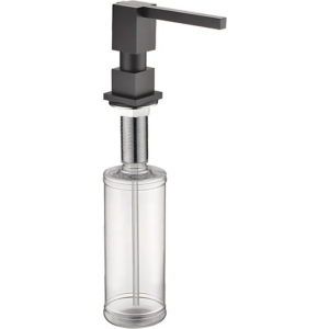 Дозатор жидкого мыла врезной Koer SDB-02-05 300 мл, черный (KR5630)