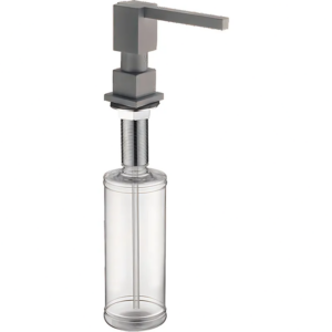 Дозатор жидкого мыла врезной Koer SDB-02-07 300 мл, графит (KR5631)