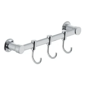Планка с крючками Zerix LR205-3 тройная подвижная, хром (LL1417)