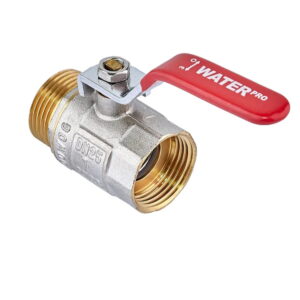 Шаровой кран Waterpro WP607-25FML ГШР 1" ВН прямой, латунь (WP0142)