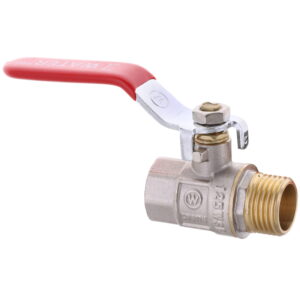 Шаровой кран Waterpro ГШР 1/2" ВН прямой, латунь (WP0143)