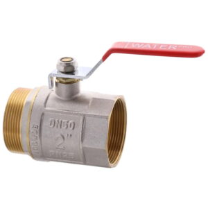 Шаровой кран Waterpro ГШР 2" ВН прямой, латунь (WP2902)