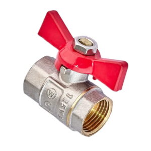 Шаровой кран Waterpro WP602-15FFW 1/2" ВВ прямой, латунь (WP3290)