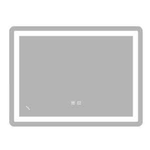 Зеркало для ванной комнаты Zerix Sansa MR01 500x700 прямоугольное, с LED-подсветкой (ZX6050)