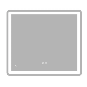 Зеркало для ванной комнаты Zerix Mirra MR05 700x800 прямоугольное, с LED-подсветкой (ZX6057)