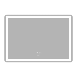 Зеркало для ванной комнаты Zerix Mirra MR05 700x1000 прямоугольное, с LED-подсветкой (ZX6060)