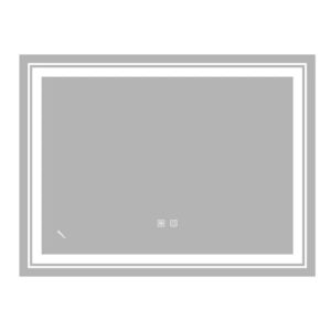 Зеркало для ванной комнаты Zerix Alive MR06 600x800 прямоугольное, с LED-подсветкой (ZX6062)