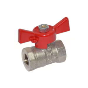 Шаровой кран Bonomi Tamigi 1/4″ ВВ прямой, латунь (76020002R)