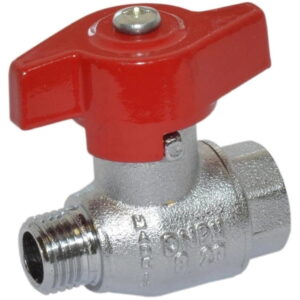 Шаровой кран Bonomi Tamigi 1/4″ ВН прямой, латунь (76070002R)