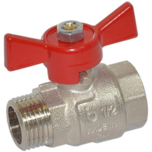 Шаровой кран Bonomi Tamigi 1/2″ ВН прямой, латунь (76070004R)