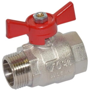 Шаровой кран Bonomi Tamigi 3/4″ ВН прямой, латунь (76070006R)