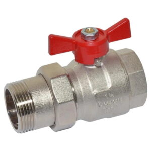 Кран с американкой Bonomi Tamigi 1 1/4" ВН прямой, латунь (76500010R)