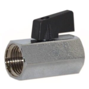 Шаровой кран мини Niagara 3/4″ ВВ прямой, латунь (77000006)