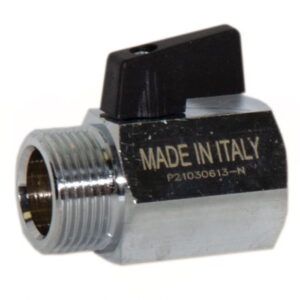 Шаровой кран мини Niagara 3/4″ ВН прямой, латунь (77200006)