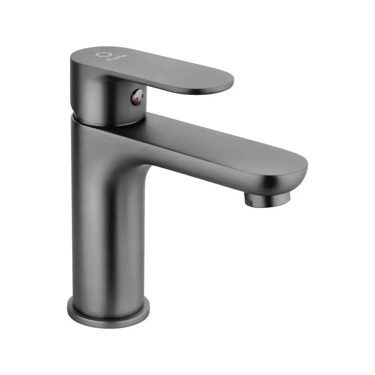 PSH503GM Смеситель для умывальника PERLA Elis однорычажный, графит