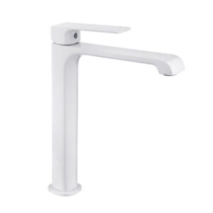 Смеситель для умывальника PERLA Teddy однорычажный, белый