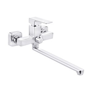 Смеситель для ванны PERLA Kevin настенный, латунь хромированная