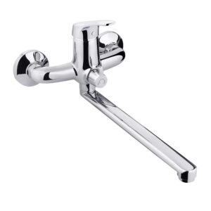 Смеситель для ванны PERLA Sam настенный, латунь хромированная