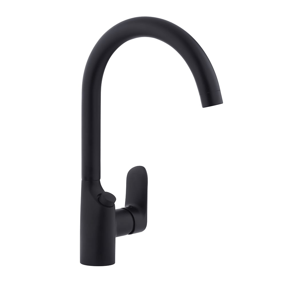 PUD-PBZ6902B Смеситель для кухни Perla Leo однорычажный, черный