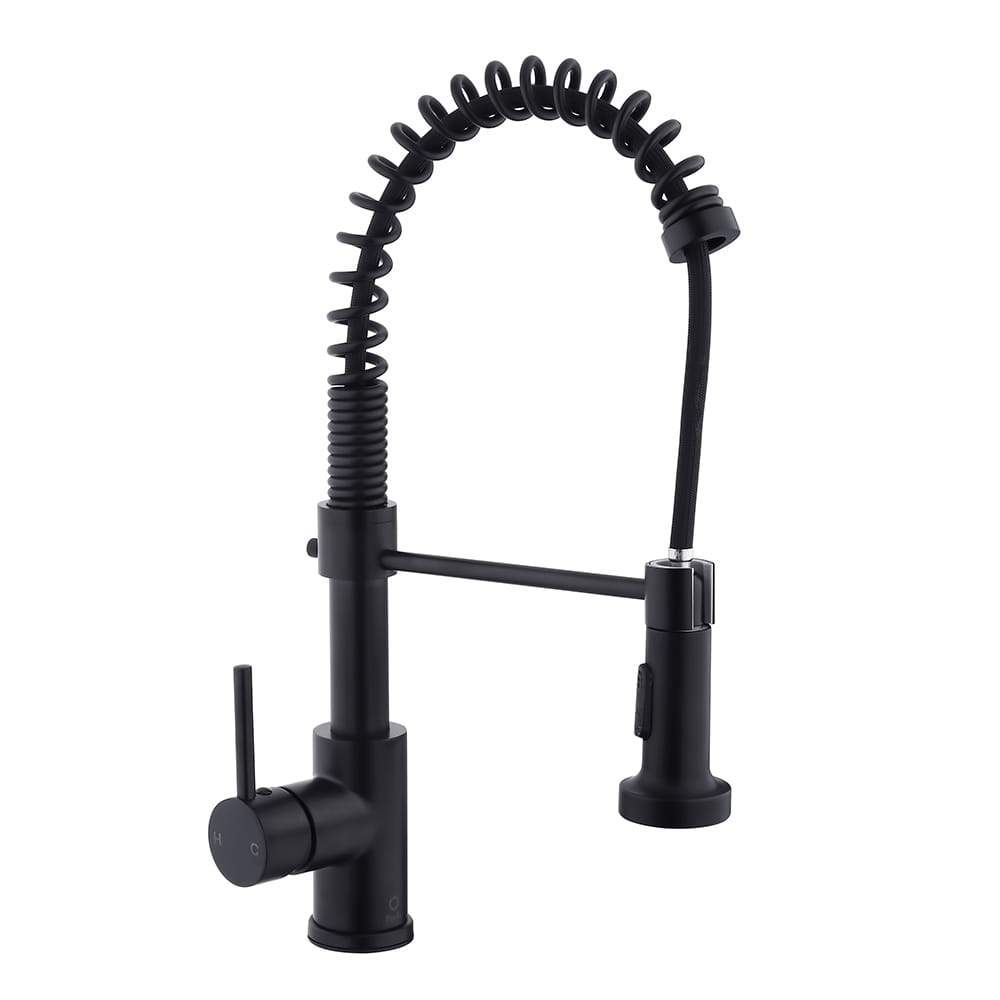 PUD-PBZ6912B Смеситель для кухни Perla Henry однорычажный, черный