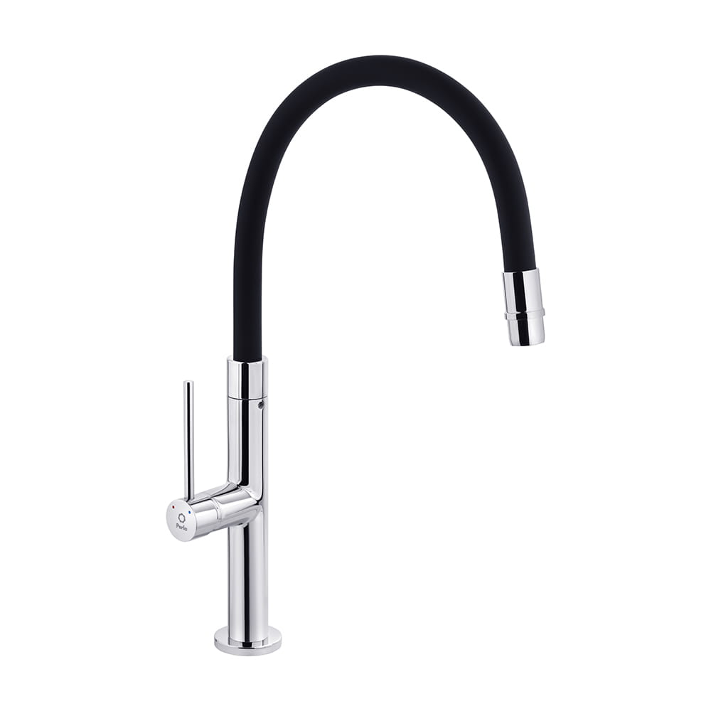 PUD-PSH2502 Смеситель для кухни Perla Larry однорычажный, хром/черный