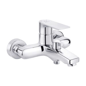 Смеситель для ванны PERLA King настенный, латунь хромированная