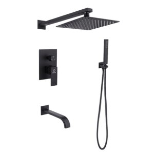 Душевая система PERLA Smart скрытого монтажа, черная