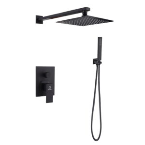 Душевая система PERLA Smart скрытого монтажа, черная