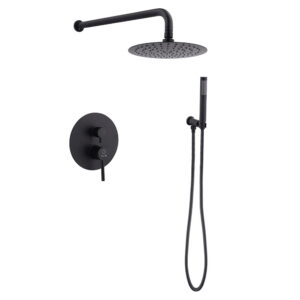 Душевая система PERLA Smart скрытого монтажа, черная