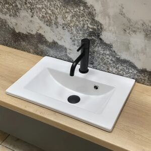 Умывальник врезной VBI Teora 500x340 прямоугольный, белый