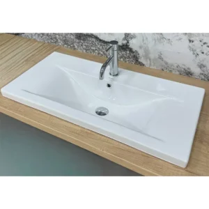 Умывальник врезной VBI Fanusa 810x400 прямоугольный, белый