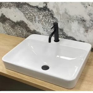 Умывальник врезной VBI Sora 600x480 прямоугольный, белый