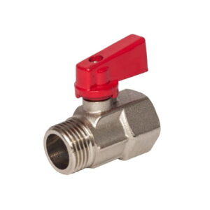 Шаровой кран мини ASСO 1/2″ ВН прямой, латунь (AS-Mini-001)