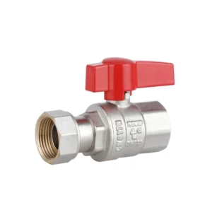 Шаровой кран с накидной гайкой Thermo Alliance Standart 3/4″ ВВ прямой, латунь (TAS260W20)