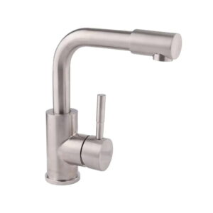 Смеситель для умывальника WEZER EKO1B-01 однорычажный, сатин