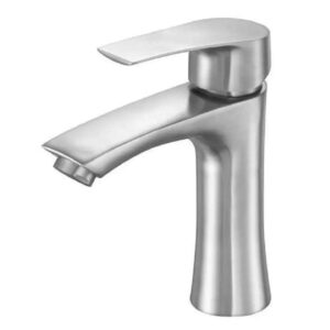 Смеситель для умывальника WEZER INX1B-07 однорычажный, сатин