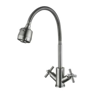 Смеситель для кухни WEZER VAL4D-10 однорычажный, сатин