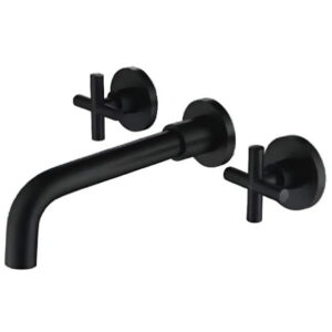 Смеситель для умывальника WEZER VAL10-10 скрытого монтажа, черный