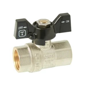 Шаровой кран ITAL 1/2 ВВ прямой, латунь (1046041)