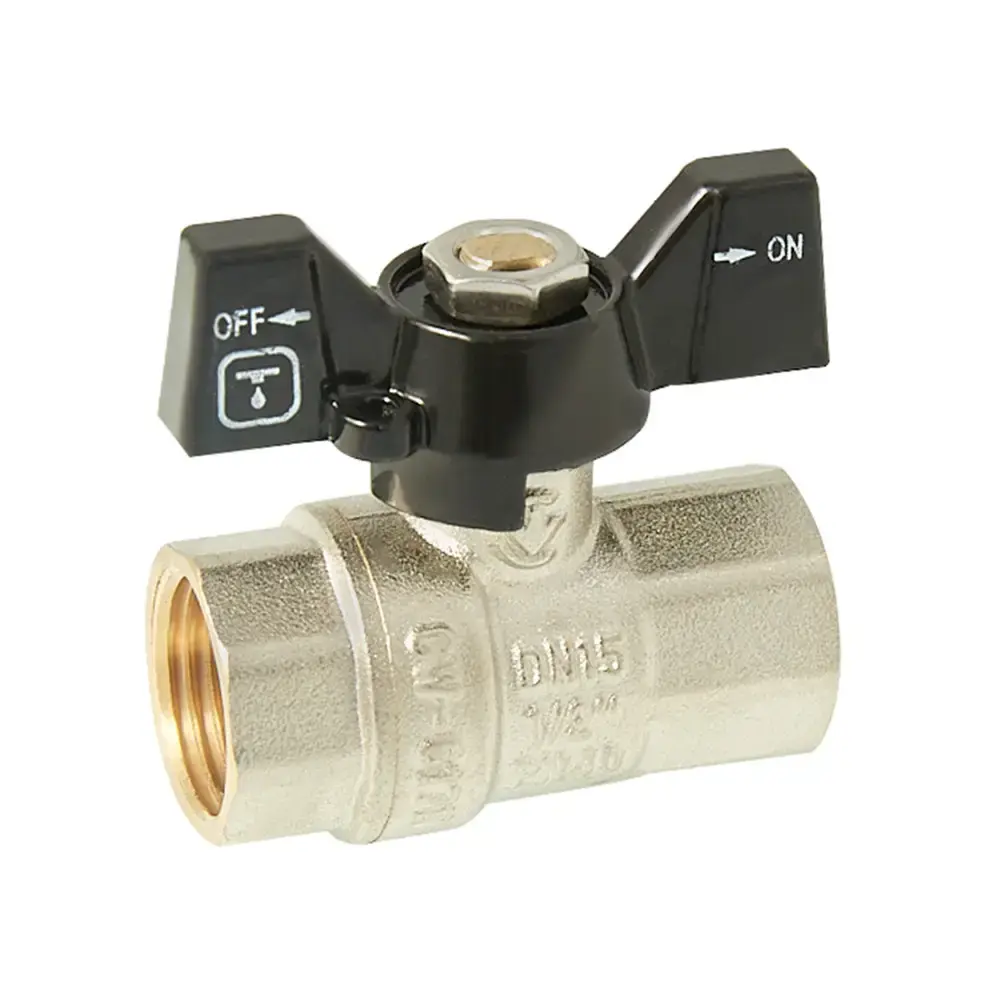 SQ-1046041_1 Шаровой кран ITAL 1/2 ВВ прямой, латунь (1046041)